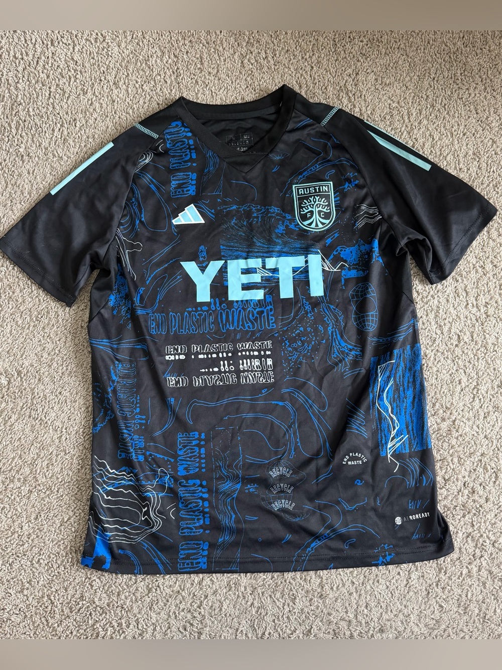 Adidas Austin FC Tiro Graphic Jersey Tee T Shirt